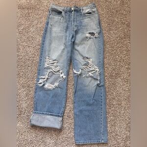 Cello Distressed Boot Cut Jeans